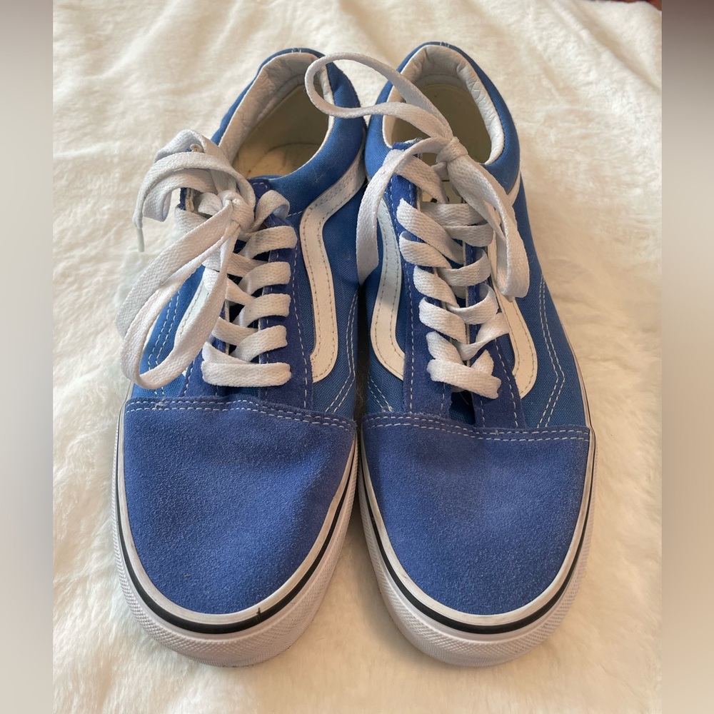 Vans Blue and White Sneakers